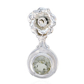 Clara Light Green Pendant Necklace - Elegant Floral Design Green Amethyst Light Green Light Green